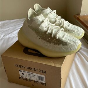 Adidas Yeezy Boost 380 in Cream and Tan